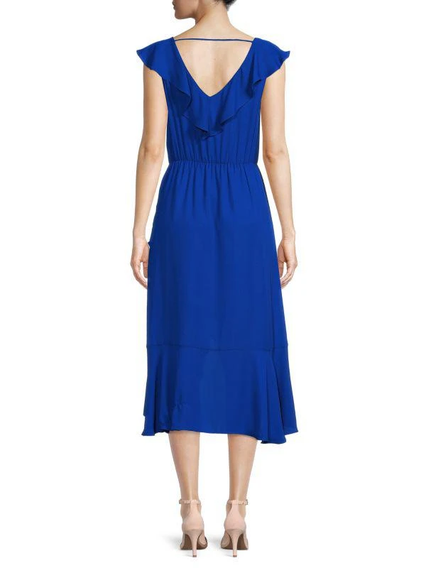Socialite Ruffle Trim Wrap Dress 2