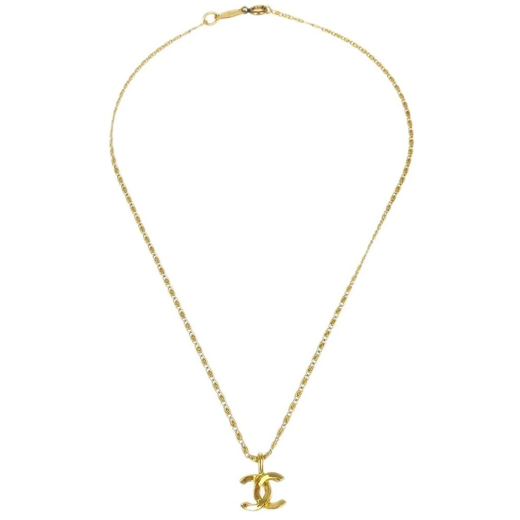 Chanel Cc Pendant Necklace Metal _Plated Necklace Jewelry (Pre-Owned)