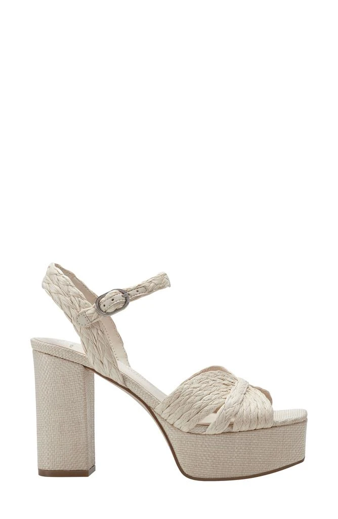Marc Fisher Chela Platform Raffia Sandal 3