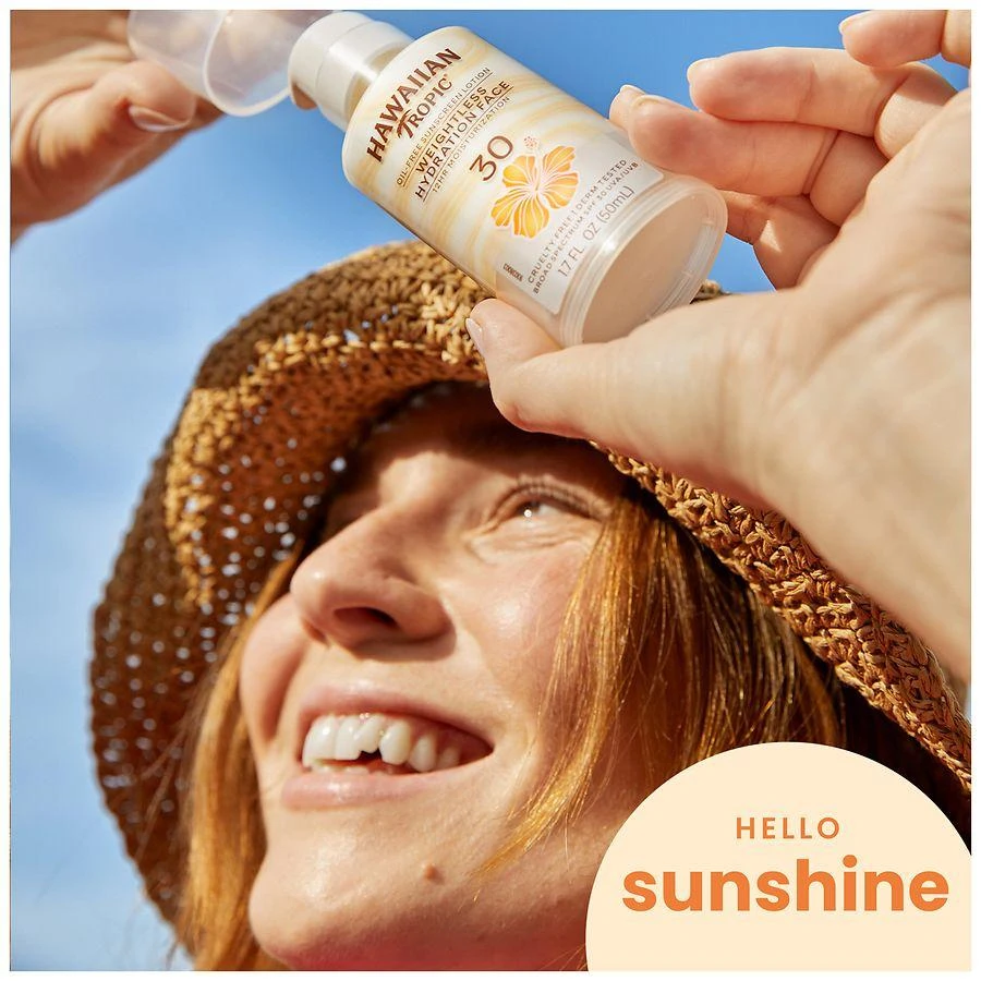 Hawaiian Tropic Weightless Hydration Face Lotion Sunscreen SPF 30 4