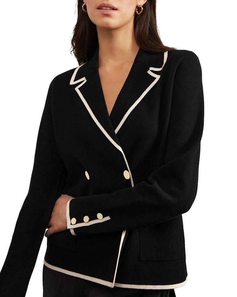 HOBBS LONDON Limited Hatfield Tipped Knit Blazer 1