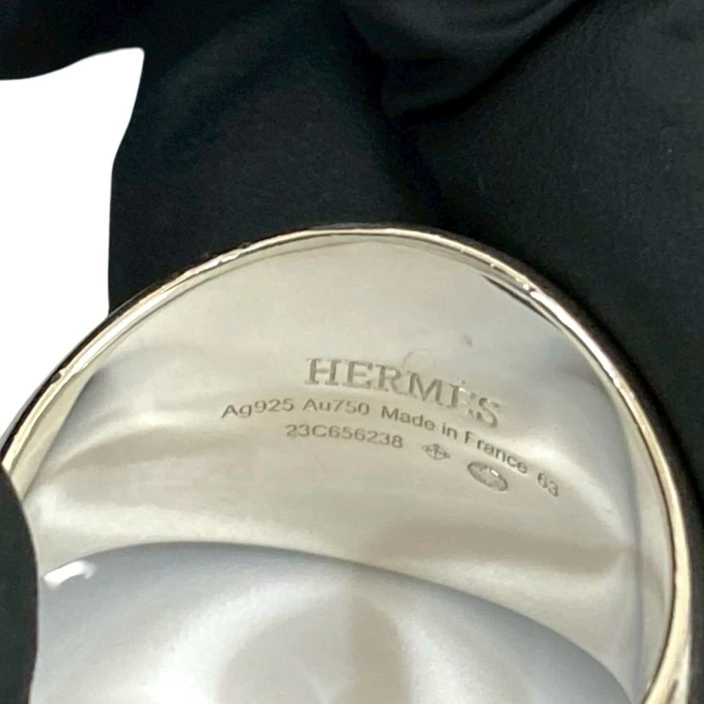 Hermes gold gold (18K) 925 Band Ring (Pre-Owned) 2