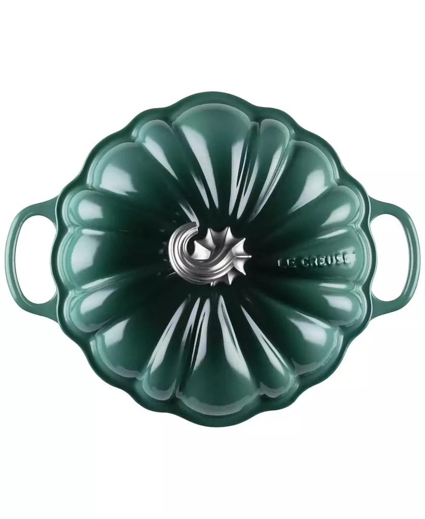 Le Creuset Enameled Cast Iron Signature 4 Qt. Pumpkin Dutch Oven with Lid 8