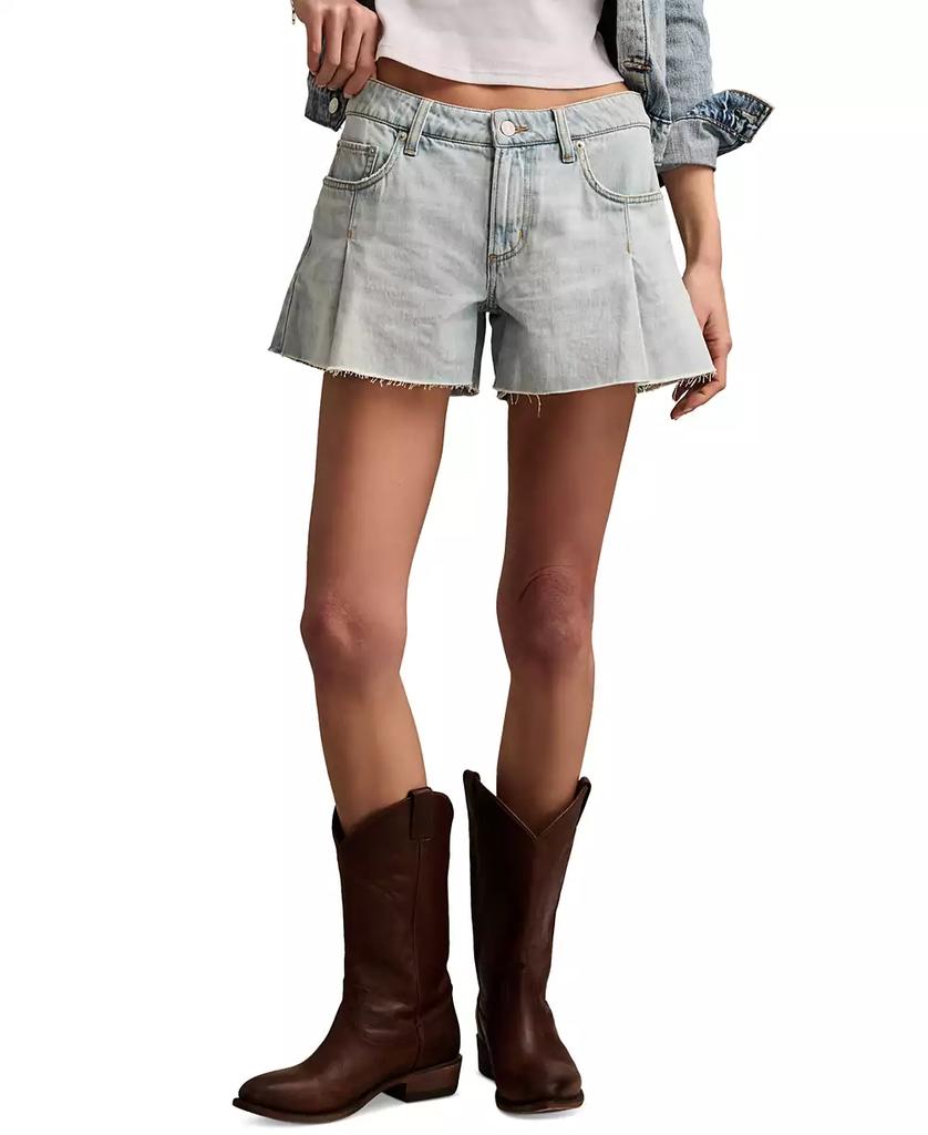 Lucky Brand Women's A-Line Flared Denim Shorts