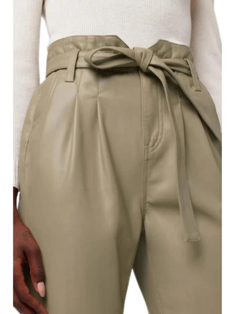 Hudson Remi High Rise Paper Bag Ankle Pants In Chinchilla 3