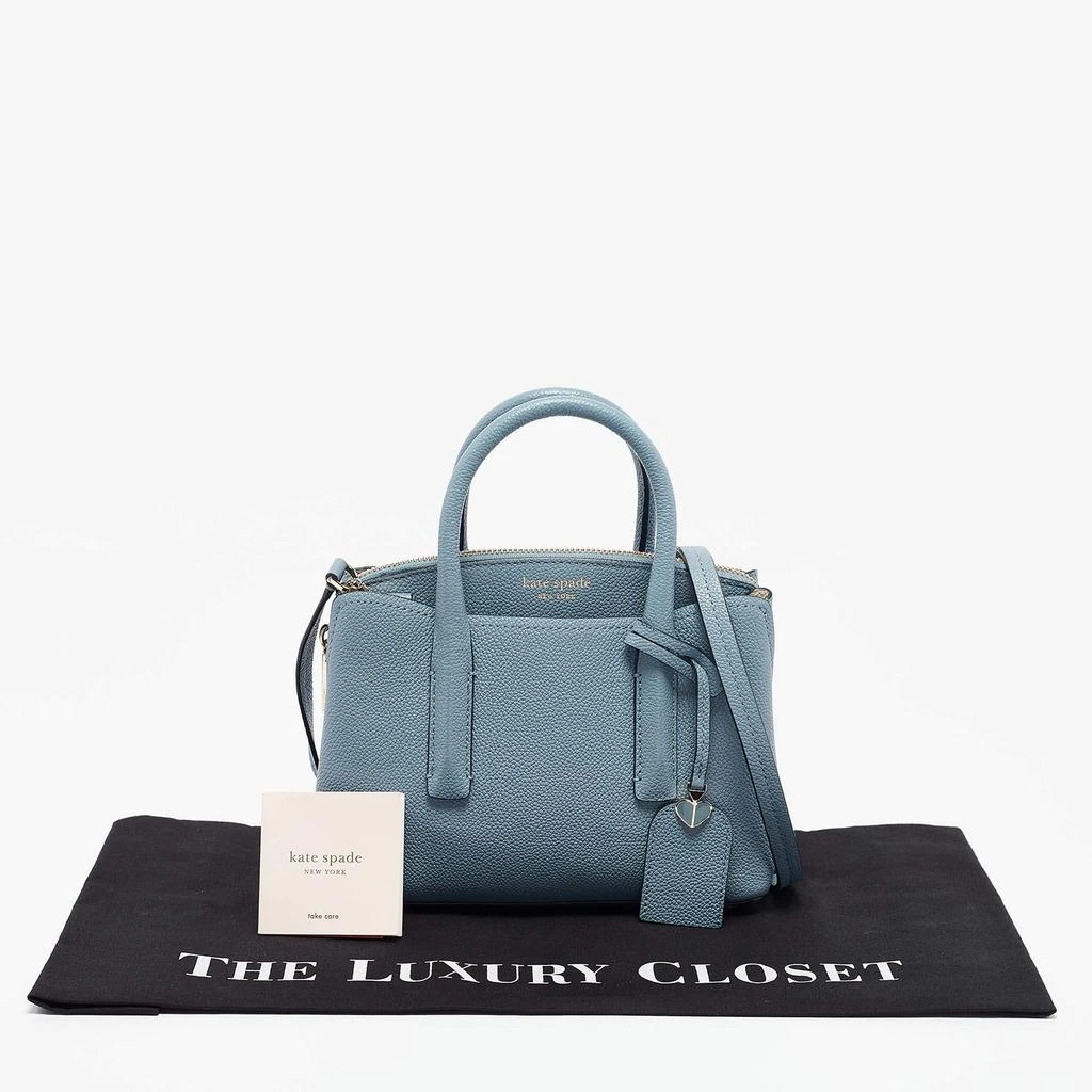 Kate Spade Kate Spade Light Blue Leather Margaux Mini Satchel  15