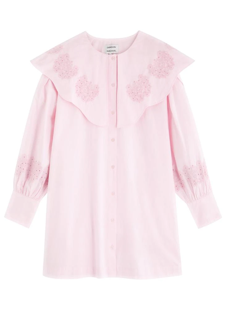 DAMSON MADDER Mimi broderie anglaise cotton mini dress 1
