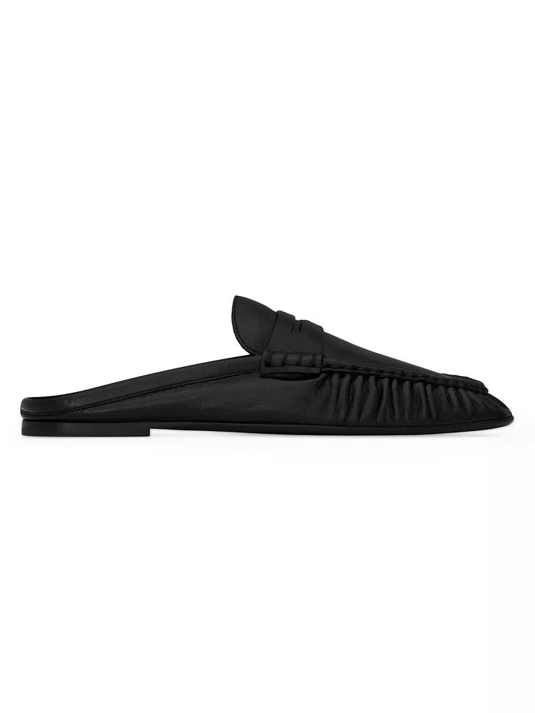 Yves Saint Laurent Le Loafer Penny Mules in Smooth Leather 1