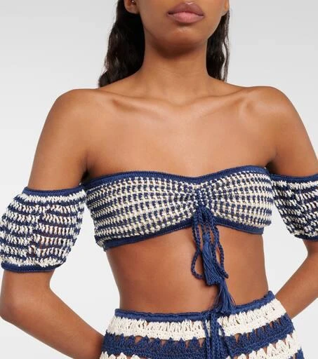 ANNA KOSTUROVA Sunset Leah crochet cotton top 4