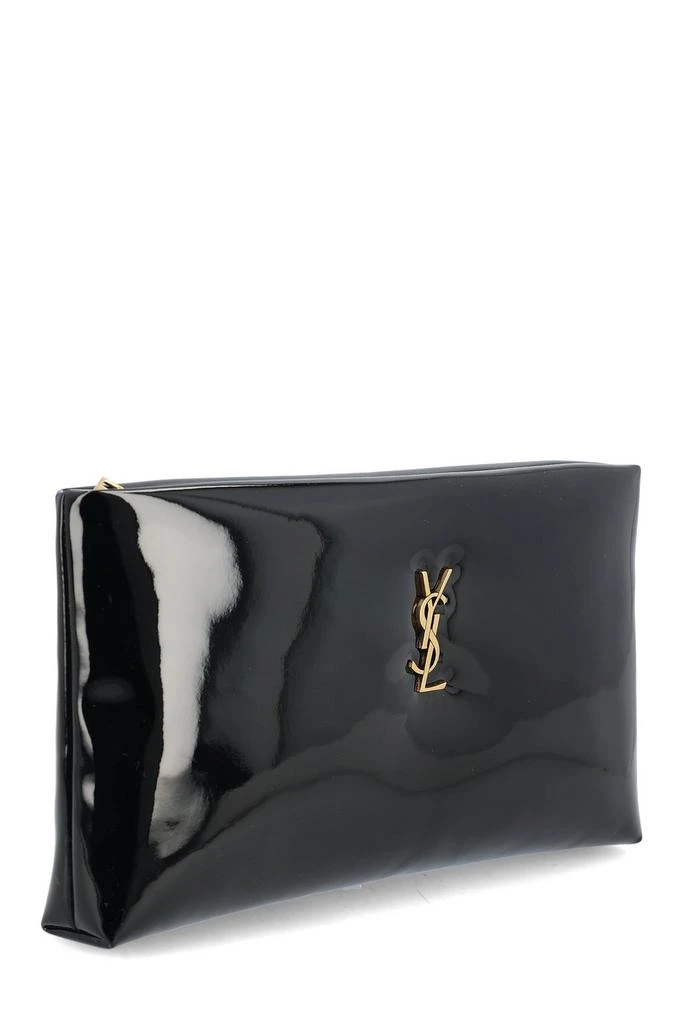 Yves Saint Laurent Saint Laurent Calypso Logo Plaque Clutch Bag 3
