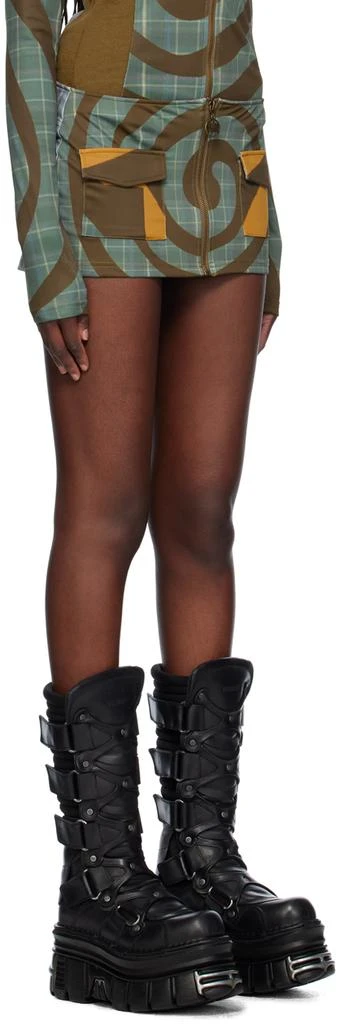 Raga Malak Multicolor Spiral Miniskirt 2