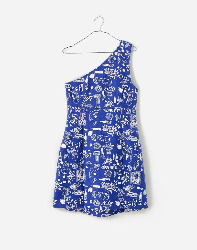 Madewell Madewell x Lisa Says Gah! Plus One-Shoulder Mini Dress 6