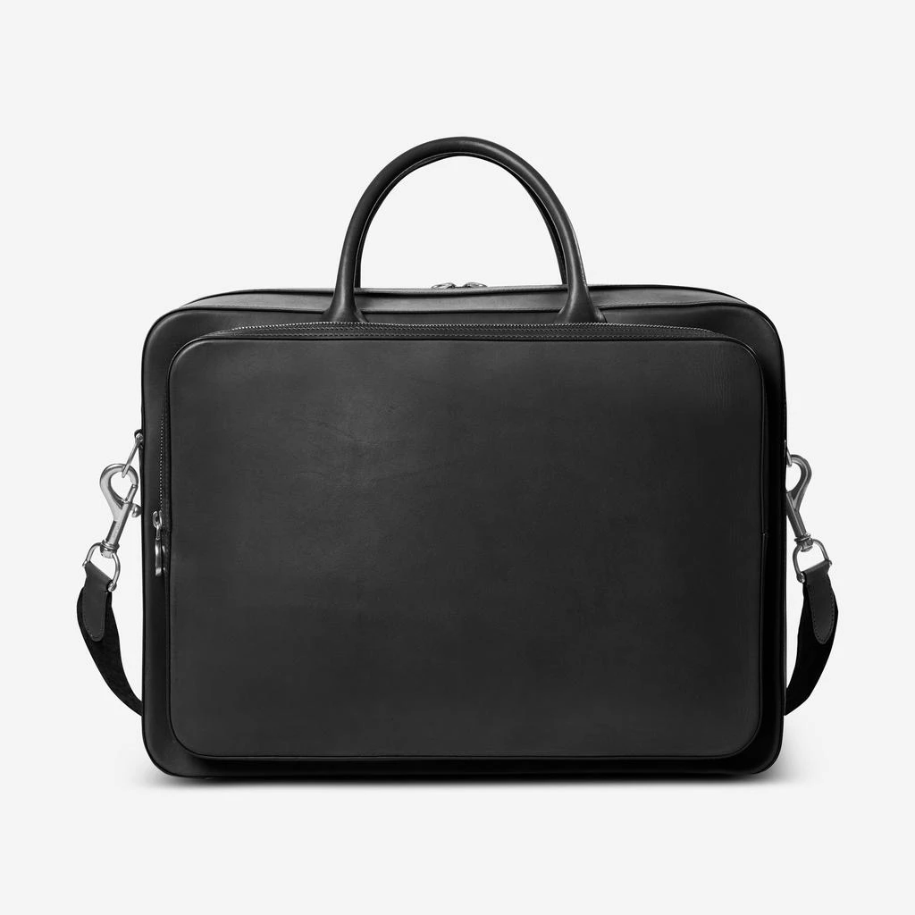 Shinola Shinola Canfield Black Vachetta Leather Traveler Brief 20227982 3