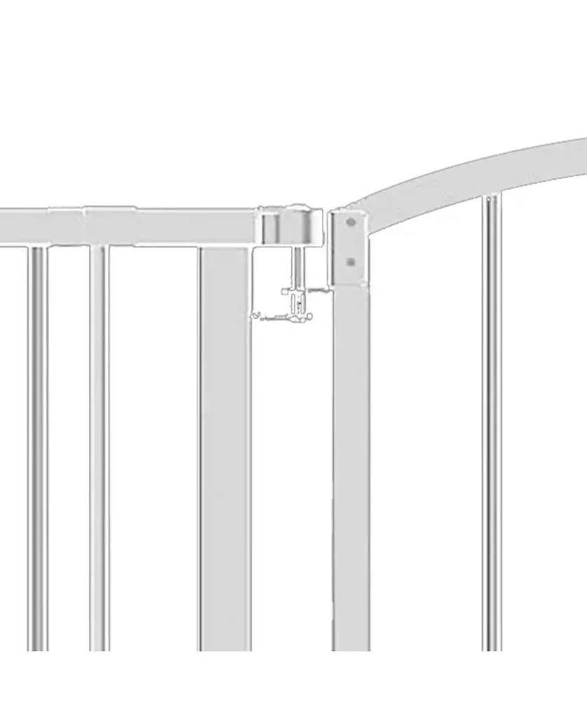 Ingenuity Ozzy 
Kazoo 30 Inch Tall Wide Walk Through Dog Gate For Doorways and Stairways 4