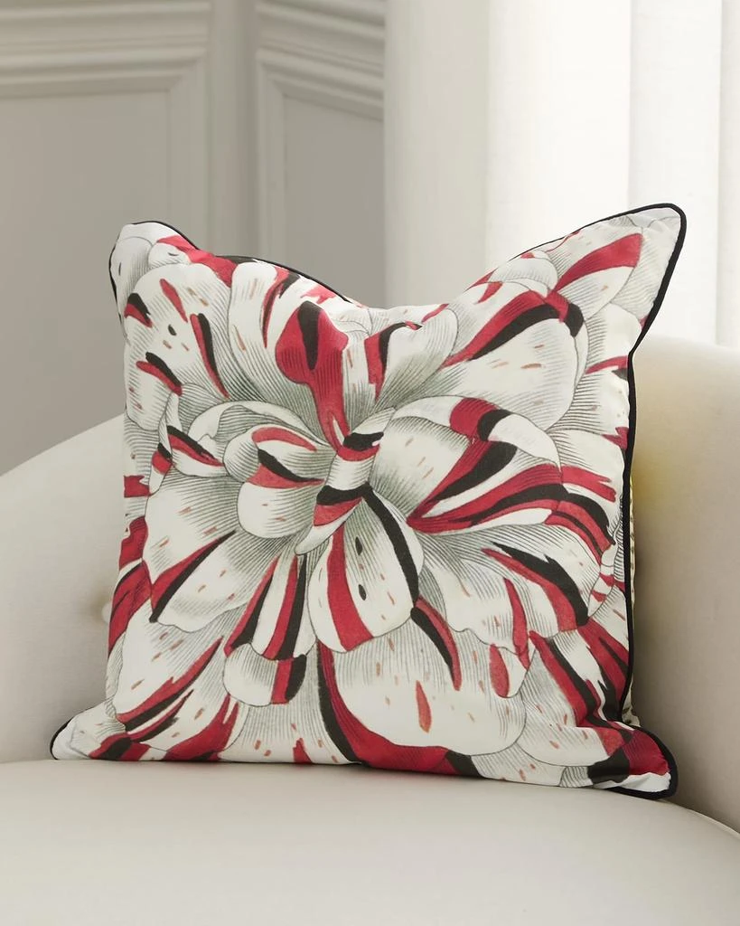 Christian Lacroix Flowered Decorative Pillow, 22" Square 2