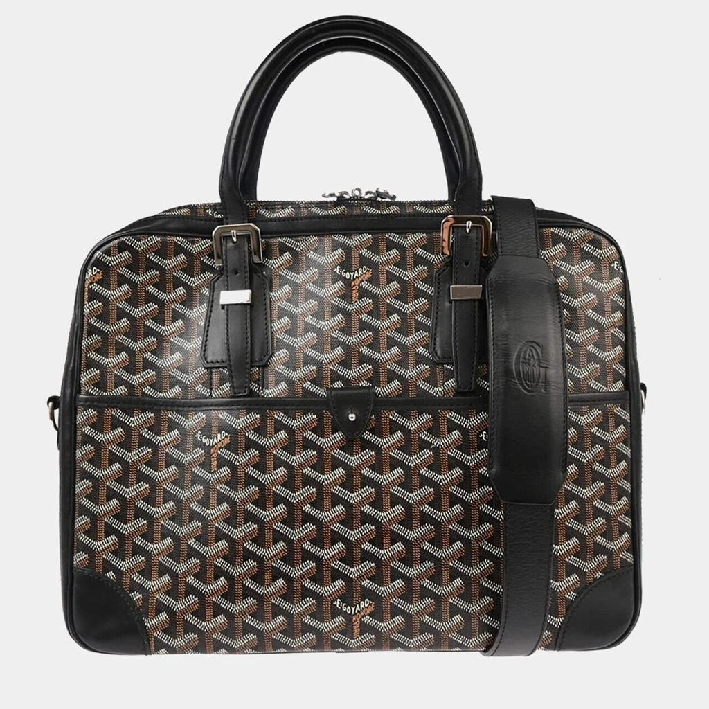 Goyard Goyard Black Ambassade Goyardine PM Briefcase 1