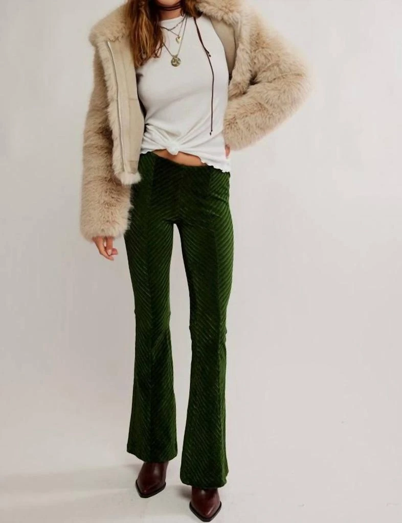 Free People Free People - Penny Pull-on Velvet Flare Pants