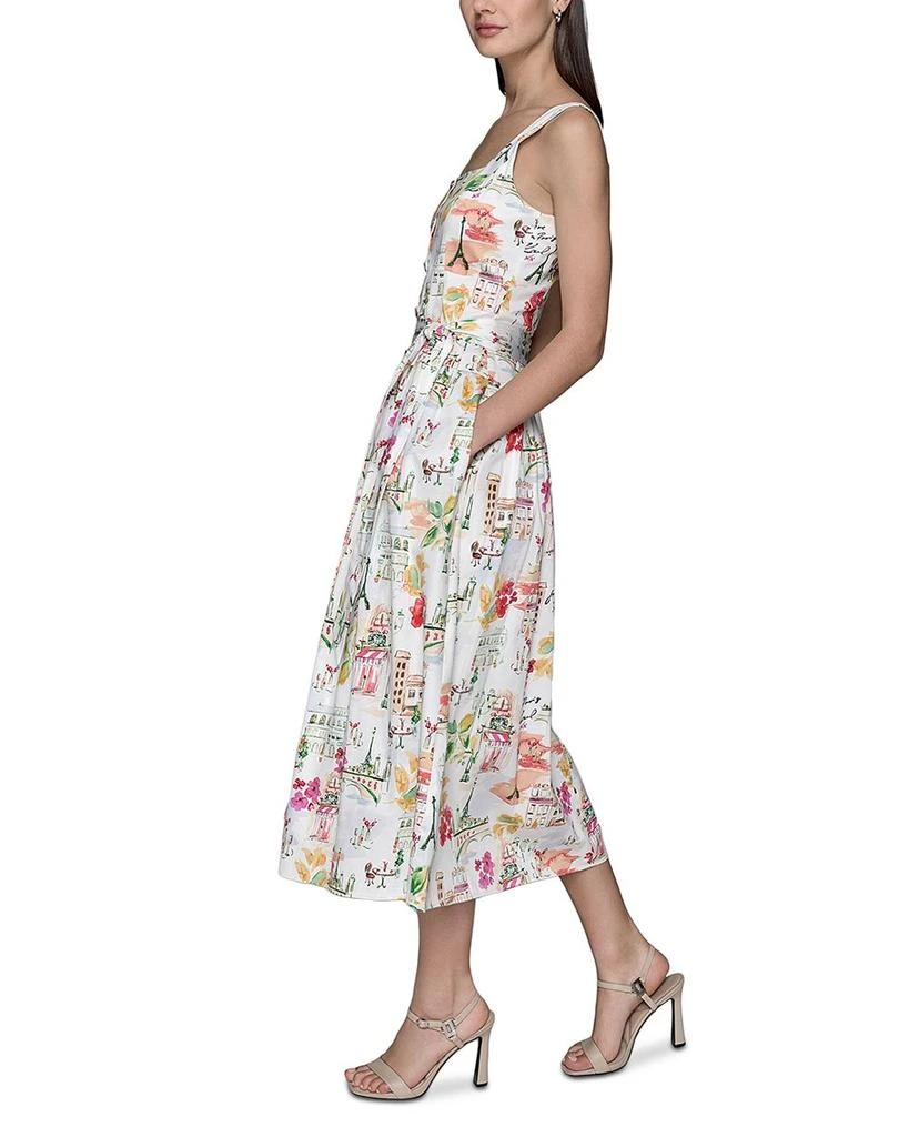 Karl Lagerfeld Paris Scenic Print Midi Dress 4