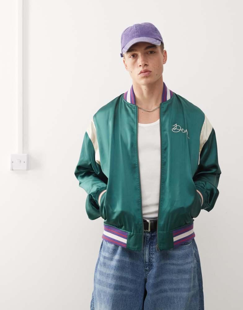 Deus Ex Machina memento mori jacket in emerald – On Sale Now with