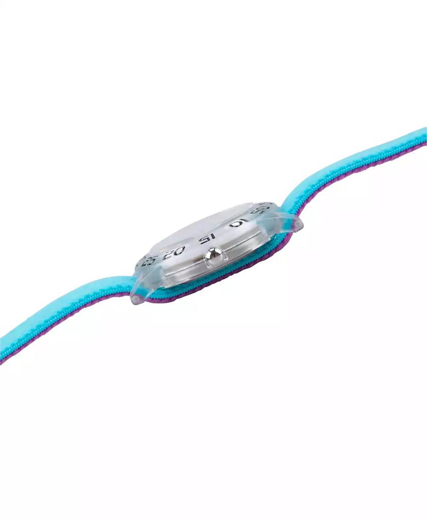 ewatchfactory Disney Frozen 2 Elsa Girls' Clear Plastic Time Teacher Watch 32mm