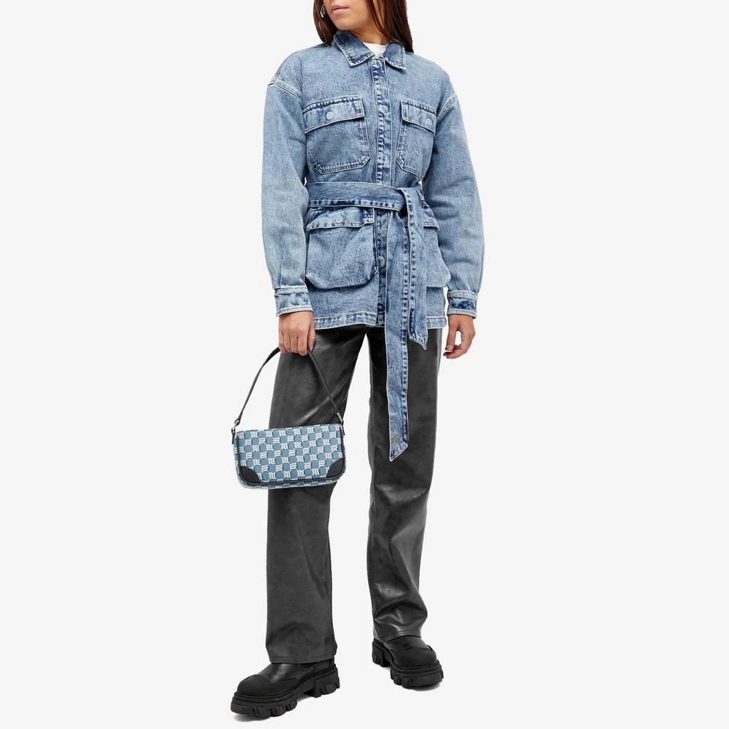 Good American Good American Uniform Denim Cargo Jacket 4
