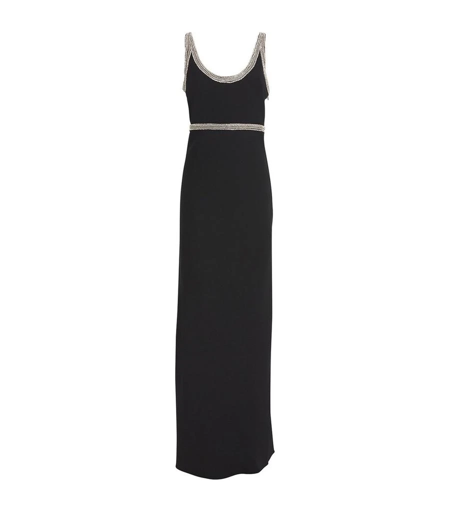 VERONICA BEARD Bead-Trim Flores Maxi Dress 1