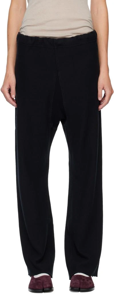MAISON MARGIELA Black Gusset Sweatpants 1