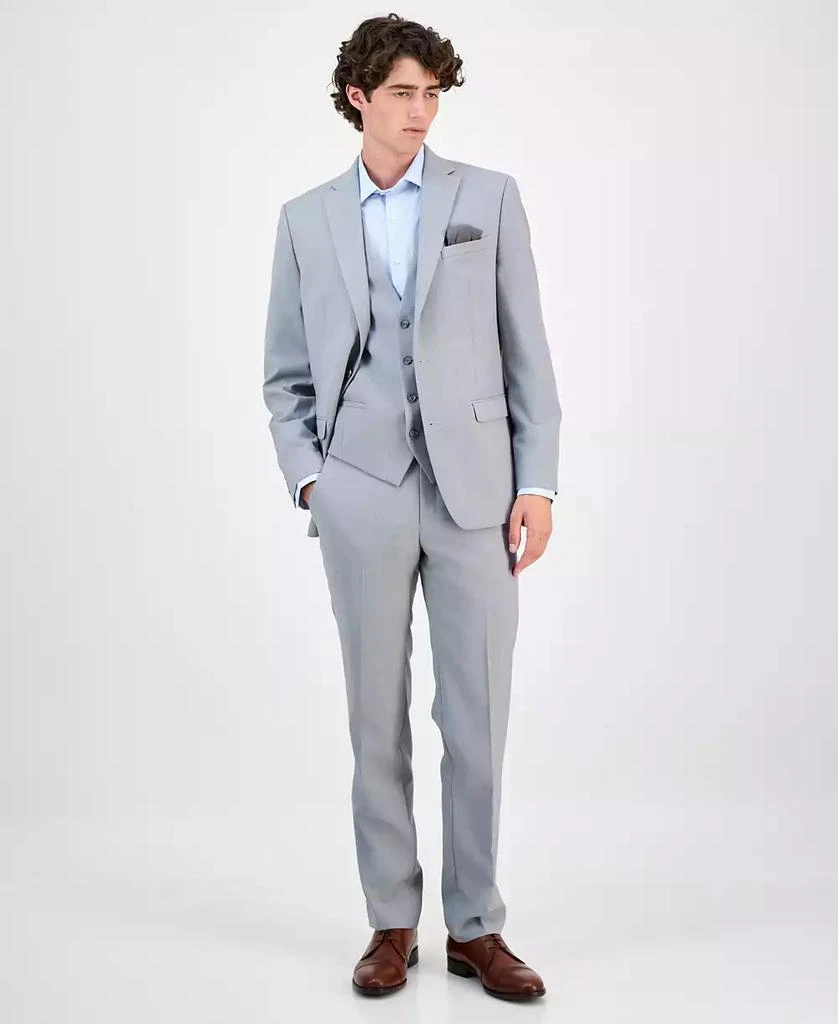 Mens Pants Bar Iii Suit Pants Shop Men's Slim-Fit Wool Sharkskin Suit  Pants, Created For