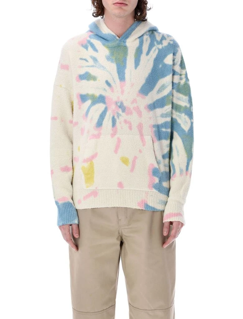Palm Angels Tie-Dye-Printed Long-Sleeved Hoodie – On Sale Now with