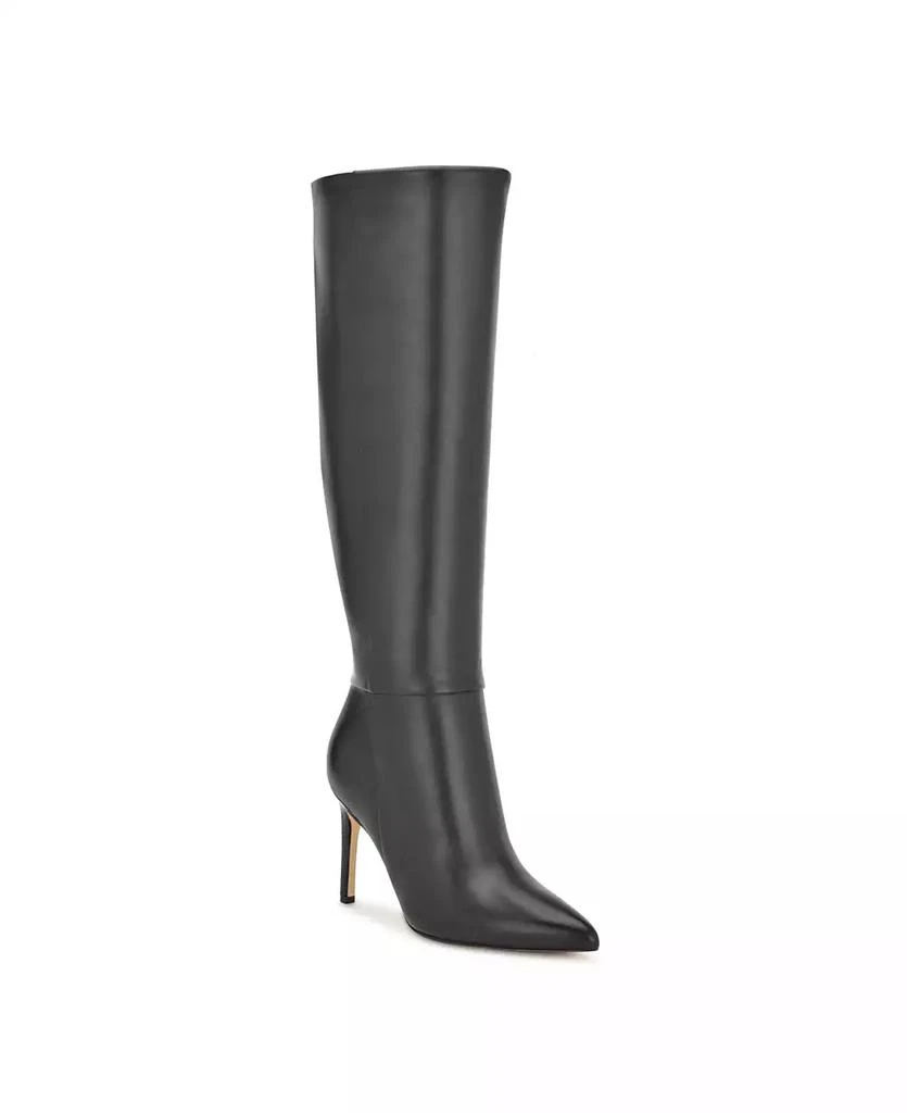 Nine West Women's Richy Pointy Toe Knee High Stiletto Boots 1