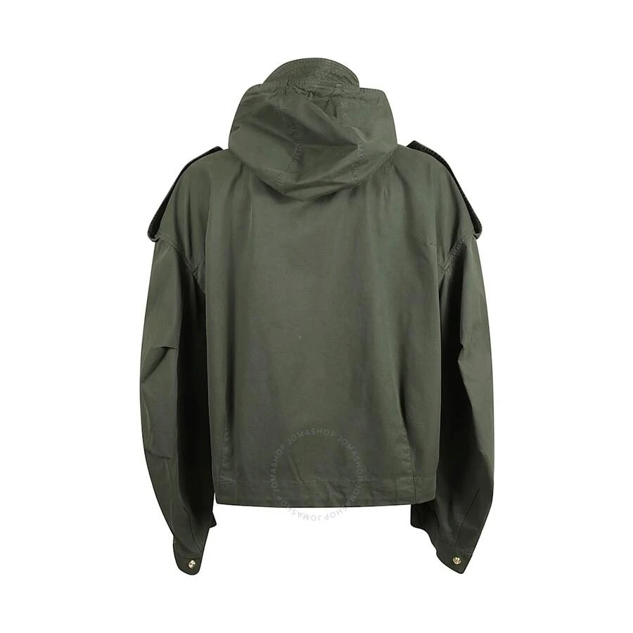 Alexander McQueen Men's Green Hooded Jacket 2