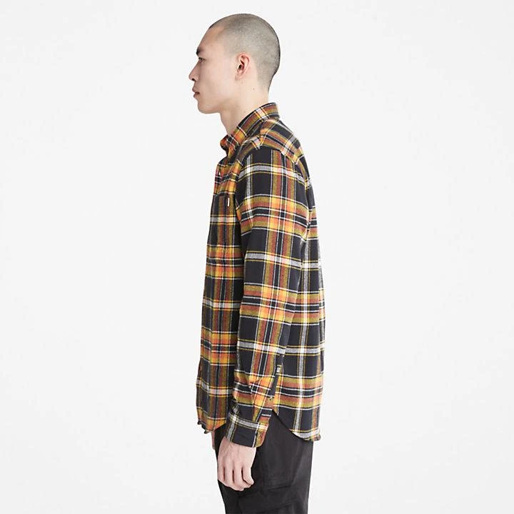 Timberland Heavy Flannel Check Shirt for Men in Black 4