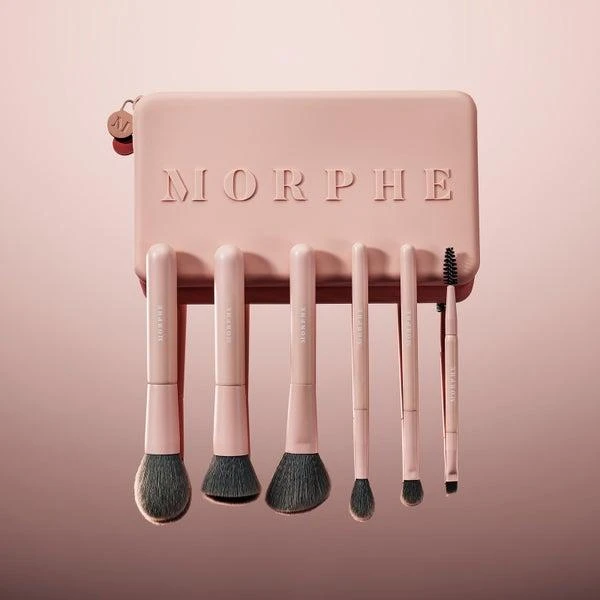 Morphe Morphe Shaping Essentials Bamboo and Charcoal Infused Travel Brush Set 10