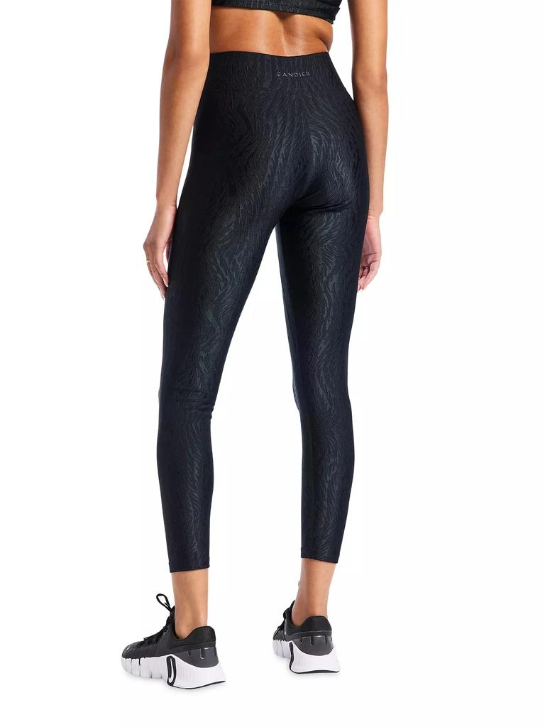 Bandier Center Stage Jacquard Leggings 5