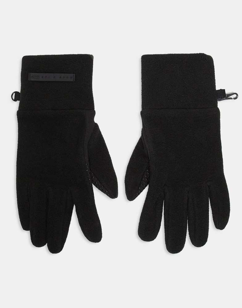 ASOS 4505 Ski & Snow ASOS 4505 Ski thermal touch screen fleece gloves in black