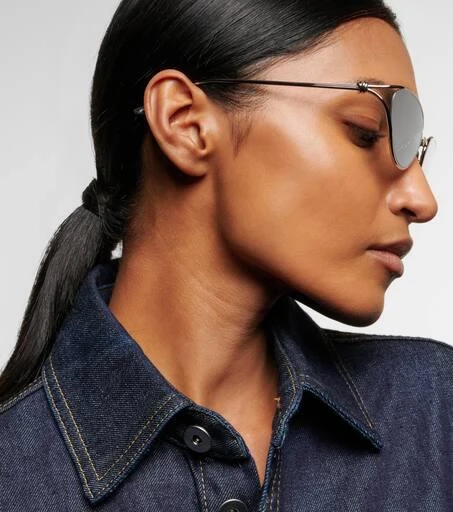 Bottega Veneta Knot cat-eye sunglasses 6