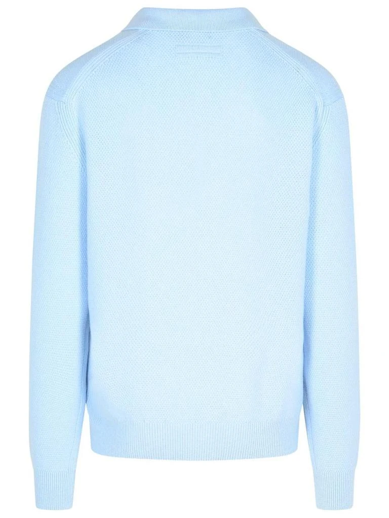 Zegna Zegna Light Blue Cashmere Sweater 3