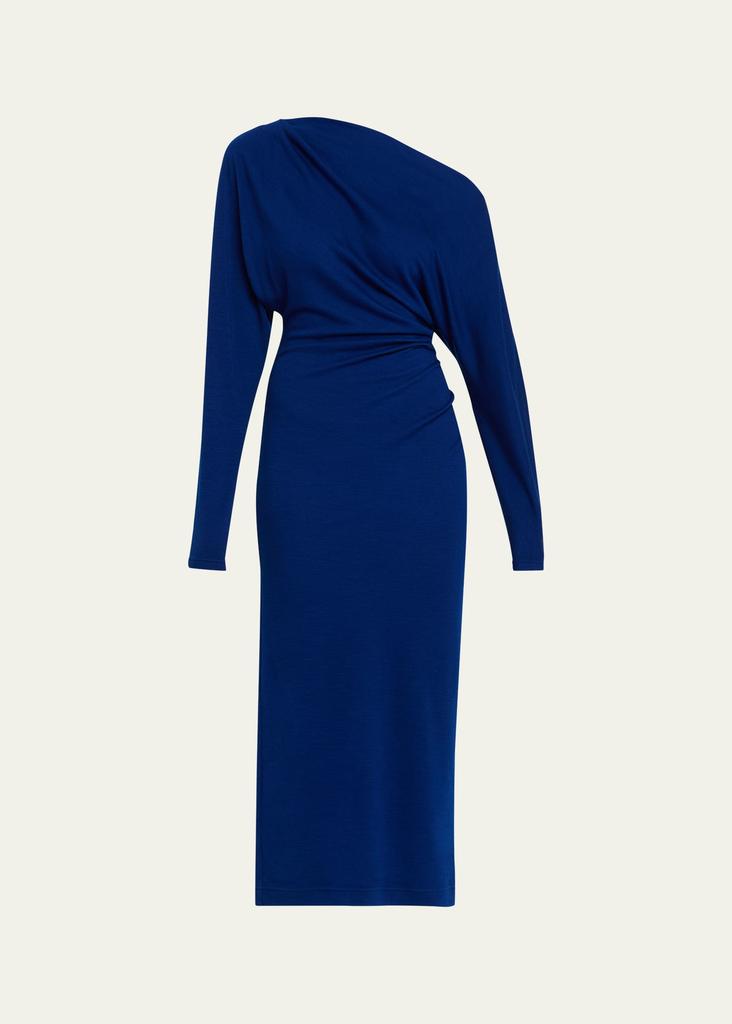 A.L.C. Sonny Asymmetric Knit Midi Dress