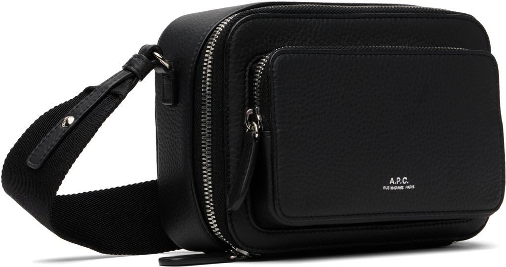 A.P.C. Black Sofo Camera Bag