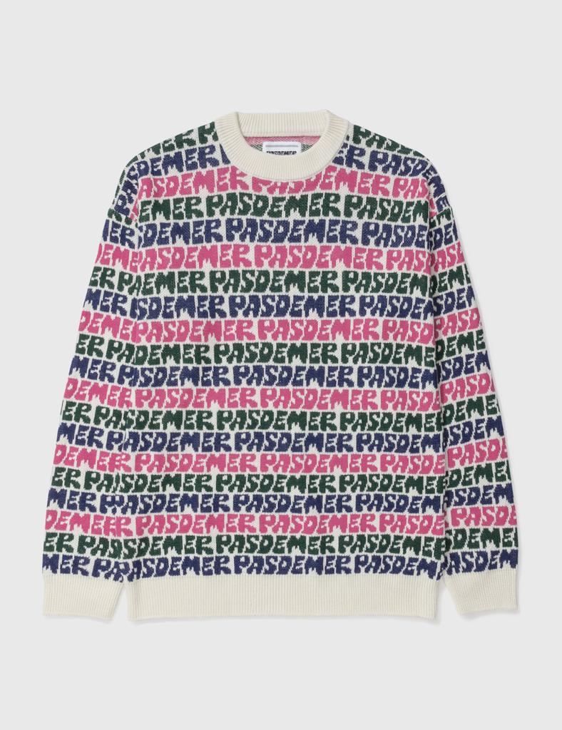 Pas de Mer Graffiti Knit Sweater