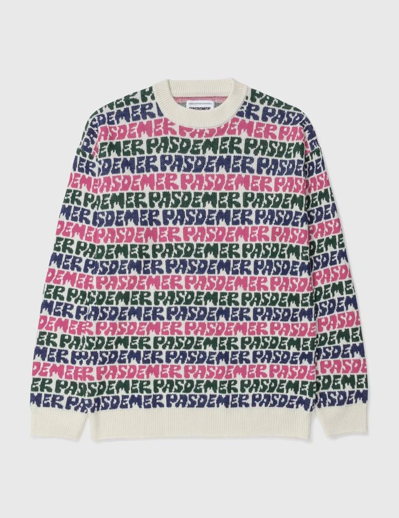 Pas de Mer Graffiti Knit Sweater 1
