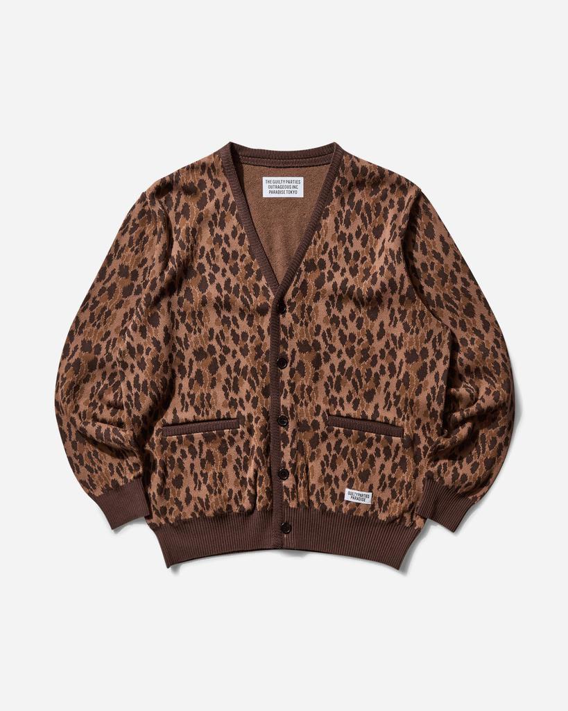 ワコマリア LEOPARD KNIT JACQUARD CARDIGAN WACKO MARIA Leopard