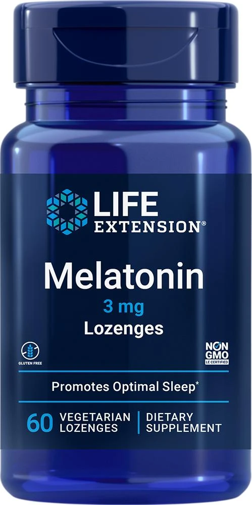 Life Extension Life Extension Melatonin, 60 lozenges - 3 mg (3 mg, 60 lozenges, Vegetarian) 1