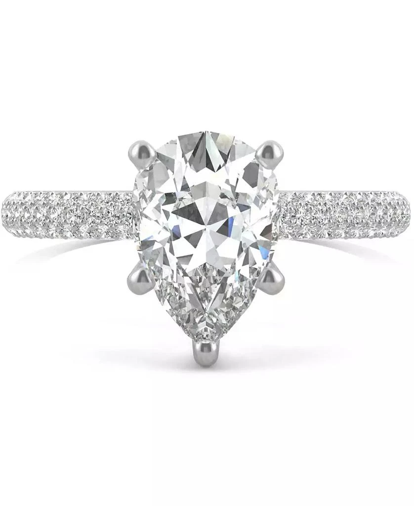 Charles & Colvard Moissanite Pear Engagement Ring (2-3/8 ct. t.w. DEW) in 14k White Gold 2