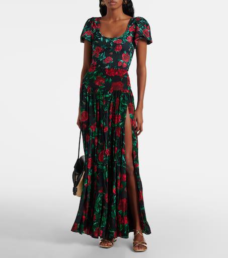 Alexandra Miro Ariana floral maxi skirt