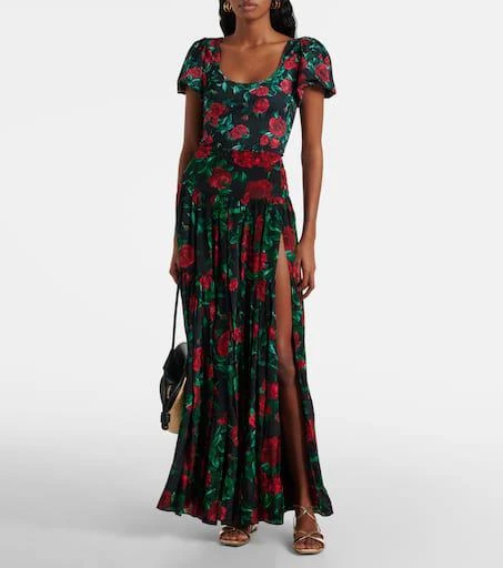 Alexandra Miro Ariana floral maxi skirt 2