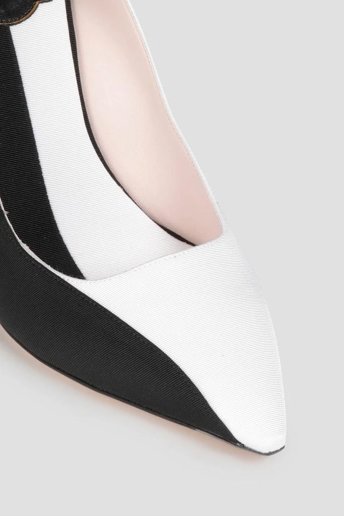 Roger Vivier Bibow bow-embellished two-tone ottoman pumps 5