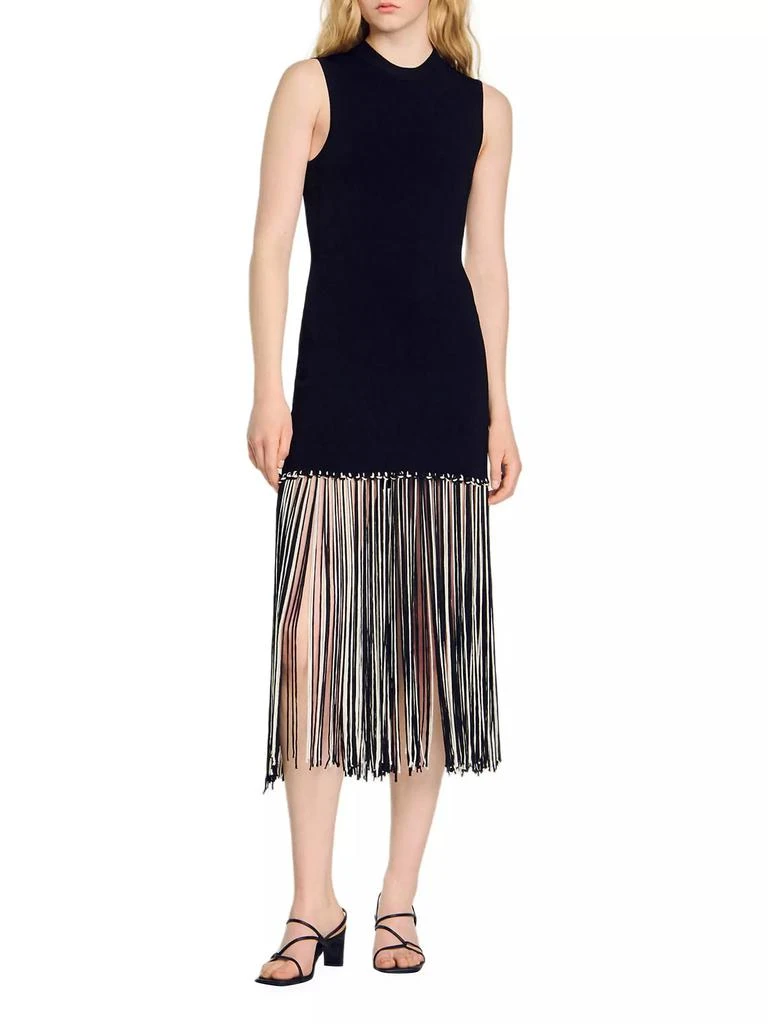 Sandro Fringed Dress 2