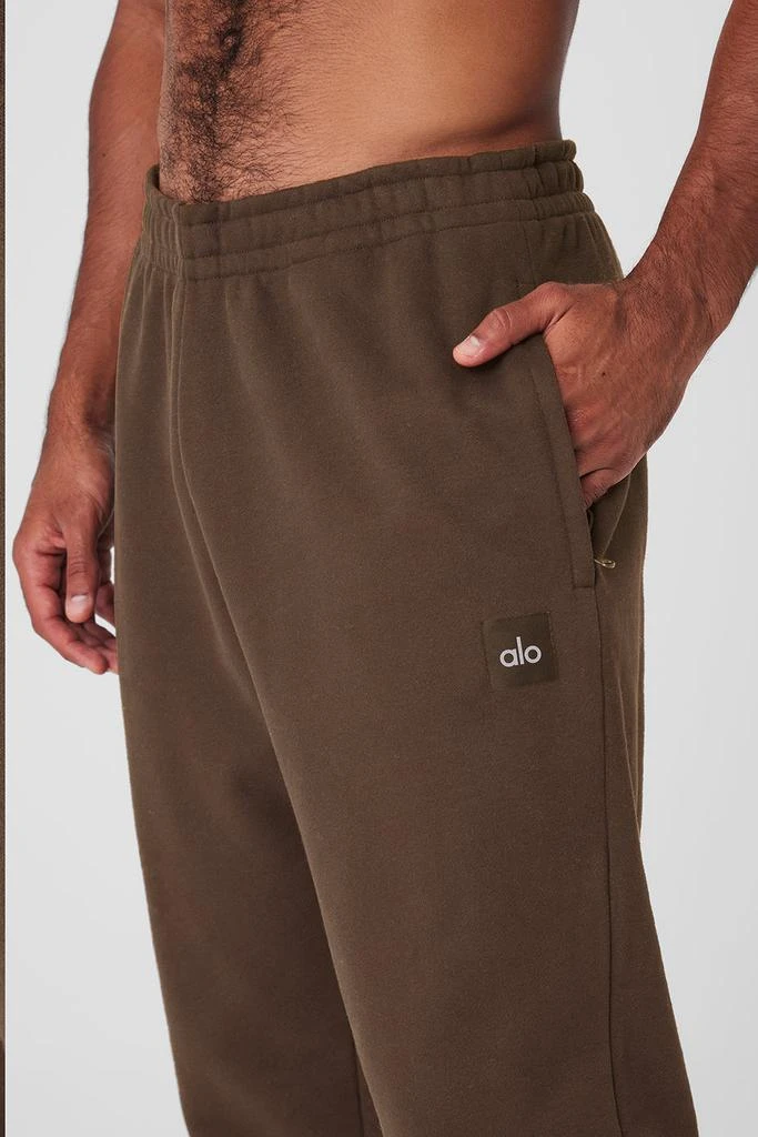 Alo Cuffed Renown Heavy Weight Sweatpant - Espresso 4