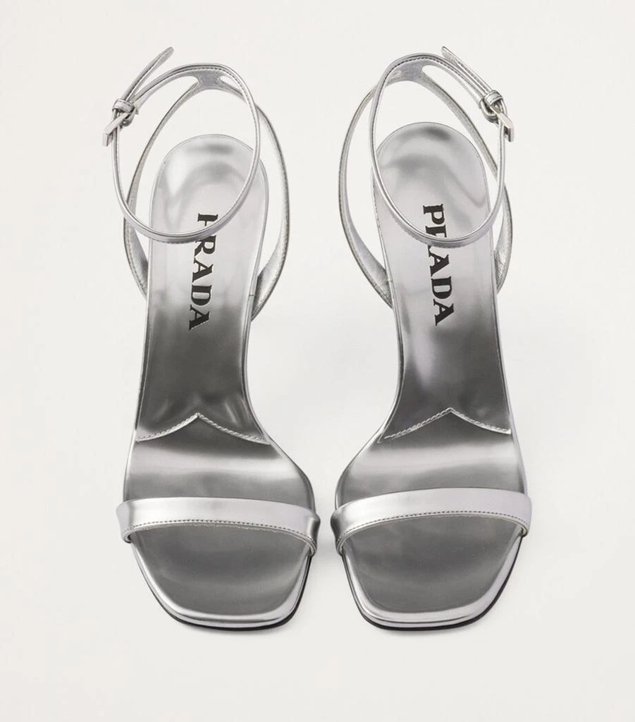 Prada Leather Heeled Sandals 85 3